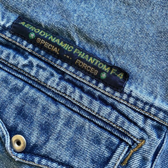 Bugle Boy Special Forces Cargo Jeans Light Wash Denim Vintage 90s 32" Waist - Picture 3 of 9